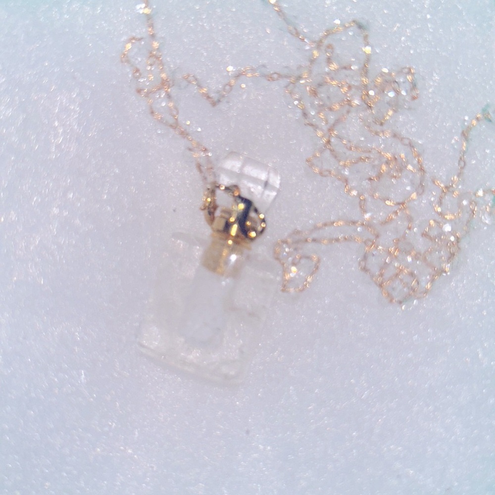 COPY - Boho hippie Quartz Crystal Perfume Bottle 30” Necklace - Picture 6 of 6